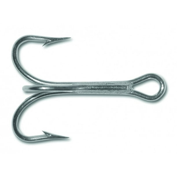 50pcs Sharp Treble Fishing Hook Carbon Steel Hook Jig Fishing Hook Tackle 3551